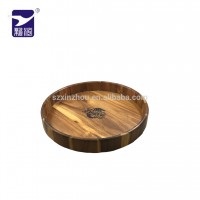 Special design wood bar tray, food serving tray, bar caddy with engraving logo